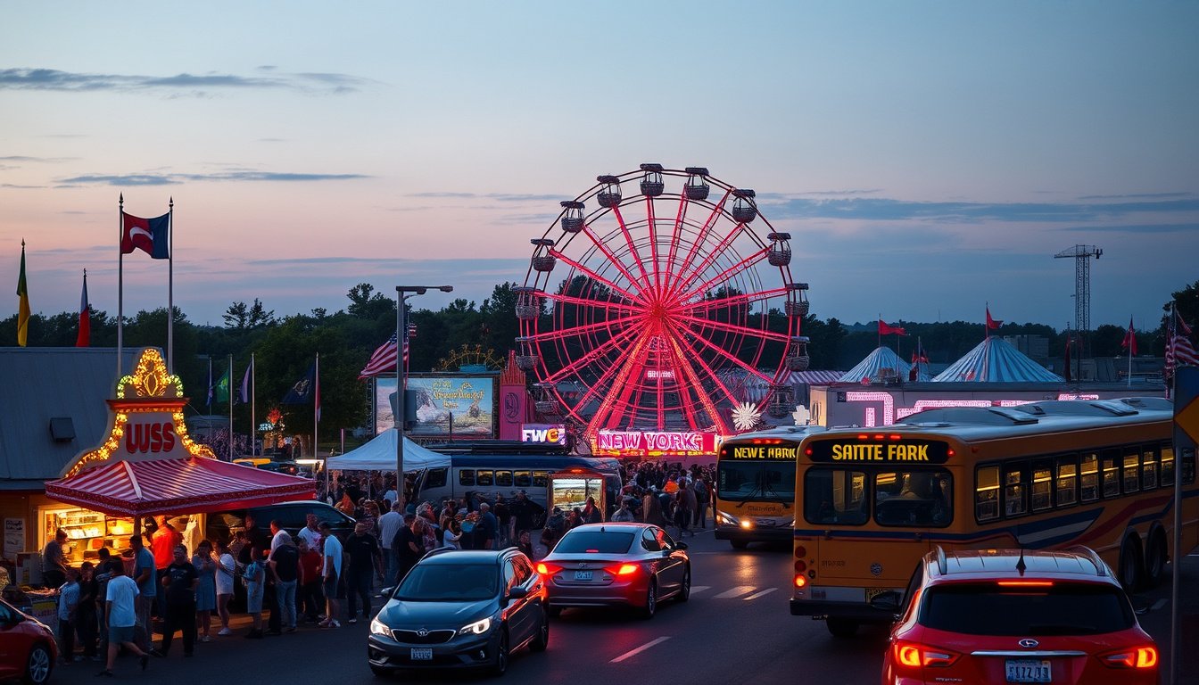 Get Ready for the Rush: Major Traffic Alerts for NYS Fair and Syracuse Concerts Tonight!