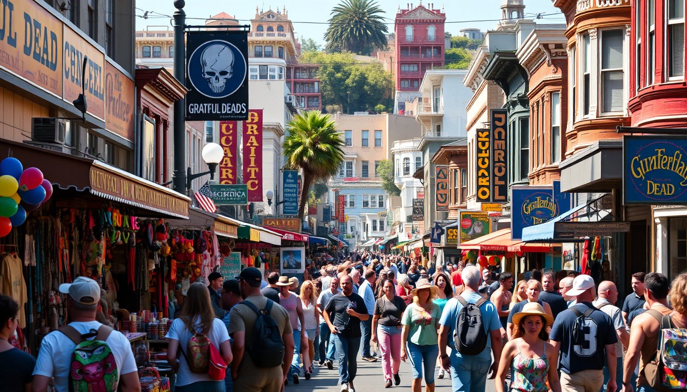 How Grateful Dead Concerts Supercharge Haight-Ashbury Merchants: A Weekend of Record Sales!