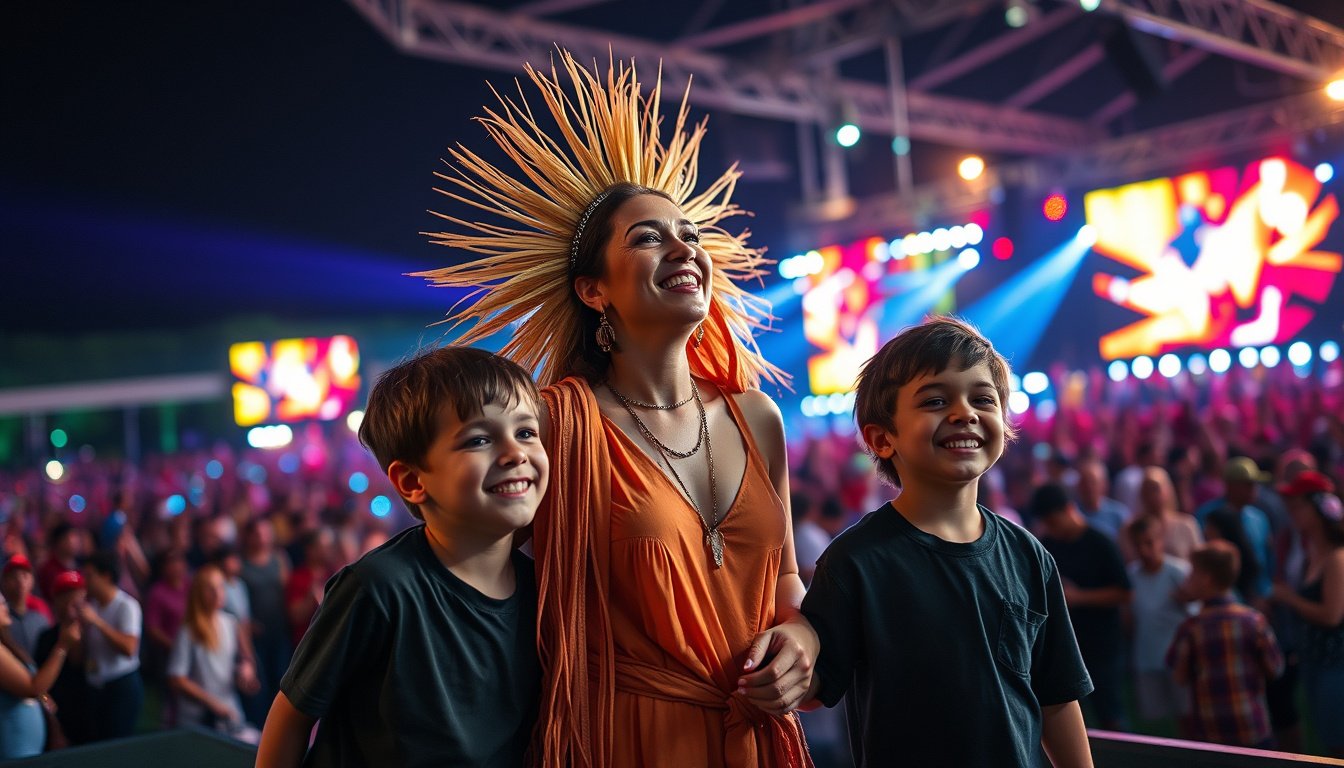 Céline Dion Shines with Her Sons at Paul McCartney Concert Amid Health Challenges