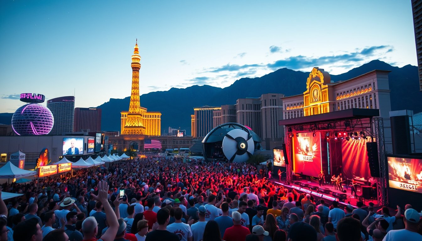 F1 Frenzy: Epic Free Concert Draws Throngs of Las Vegas Fans!