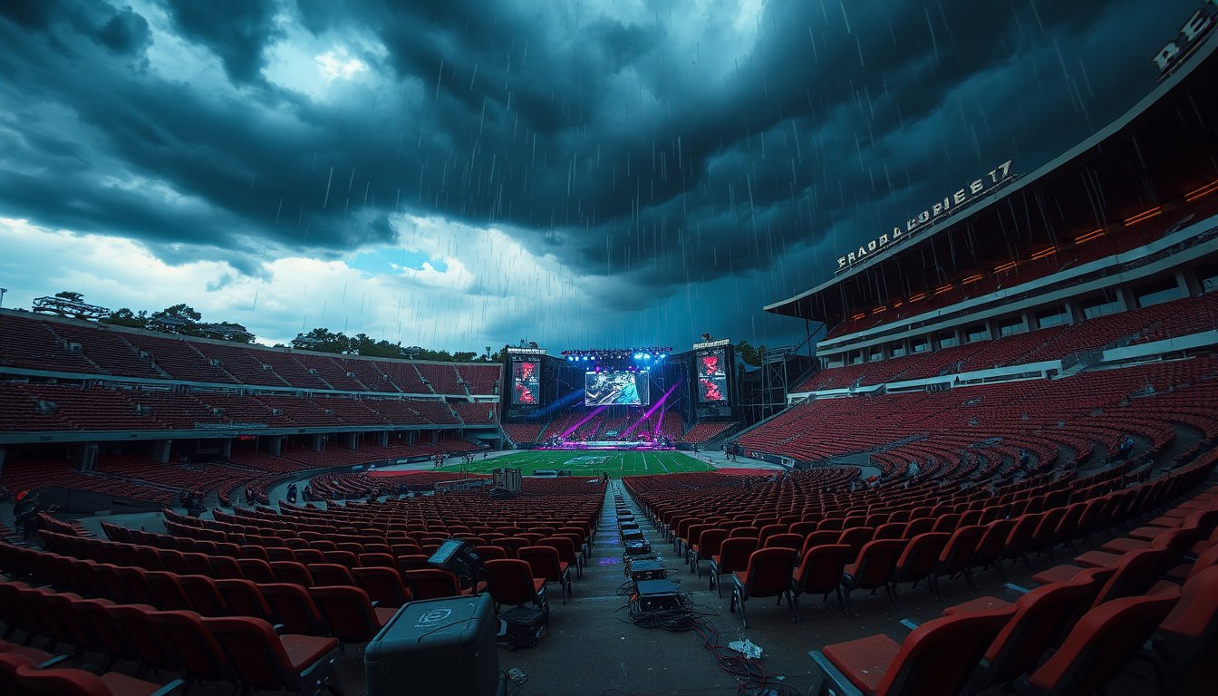 Bruno Mars Concert Canceled: Weather Wreaks Havoc at Rogers Stadium!