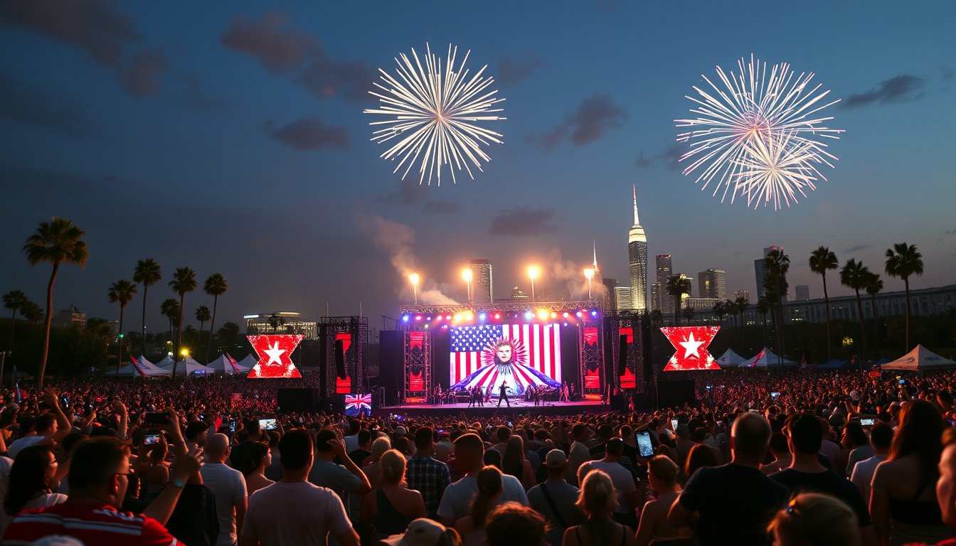 America250 vs Trump: Epic July 4th Concert Battle in L.A. Revealed!