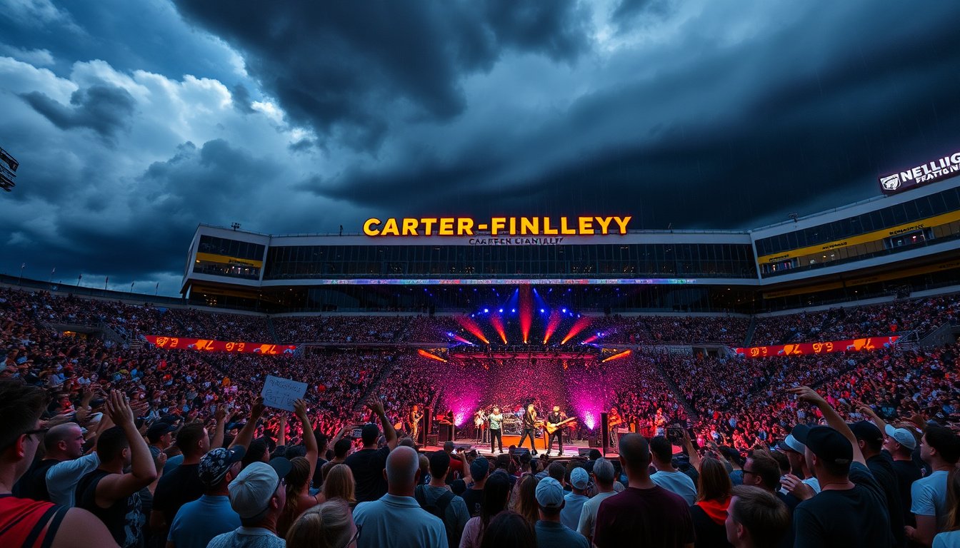 Beat the Rush: Plan Ahead for Heavy Traffic and Storms at Guns N' Roses Concert in Carter-Finley Stadium!