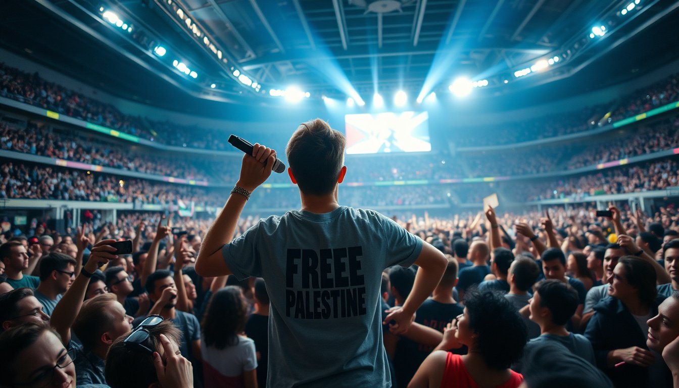 Zach Bryan's Bold Statement: Wears 'Free Palestine' Shirt at Gillette Stadium Concert Amid Macklemore-Robert Kraft Fallout